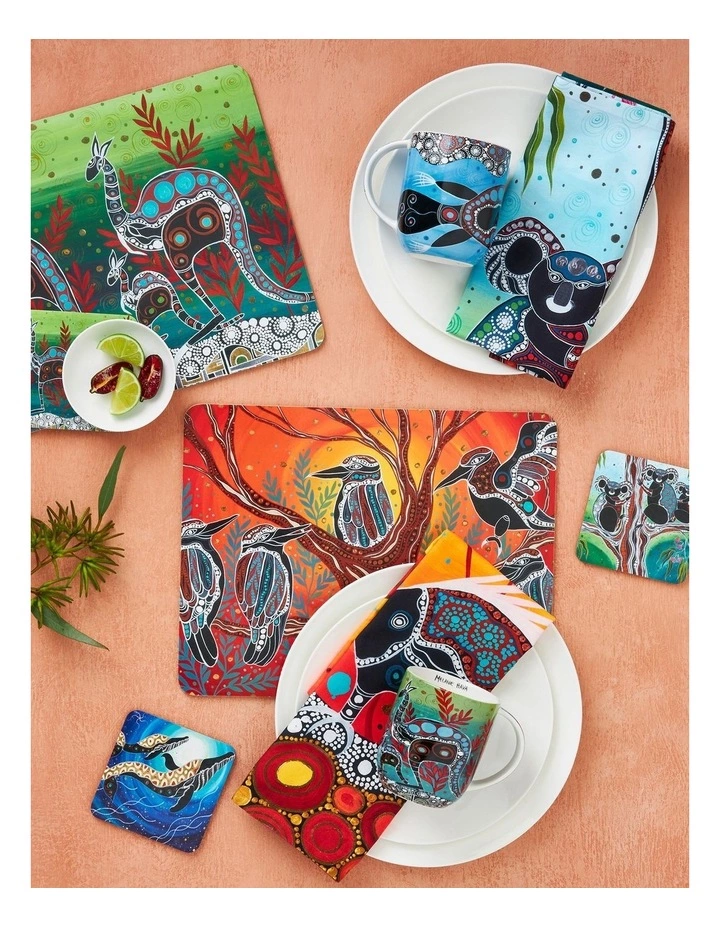 Maxwell & Williams Melanie Hava Journeys Ceramic Coaster 10cm Whales 2 Maxwell & Williams Melanie Hava Journeys Ceramic Coaster 10cm Whales - Image 2
