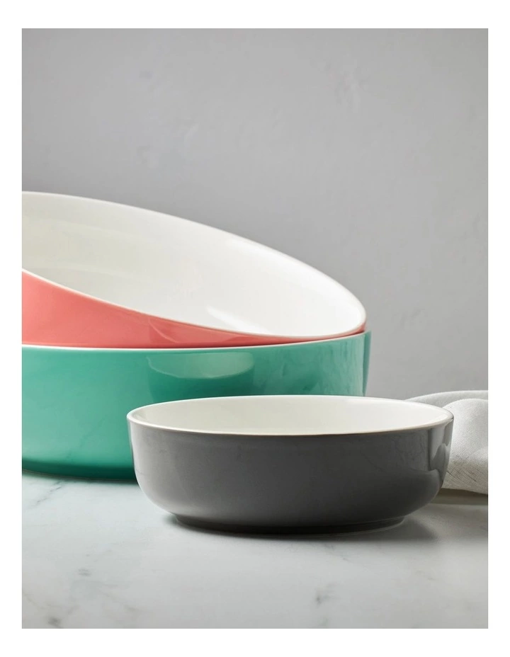 Maxwell & Williams Mezze Bowl 30cm Charcoal Boxed 2 Maxwell & Williams Mezze Bowl 30cm Charcoal Boxed - Image 2