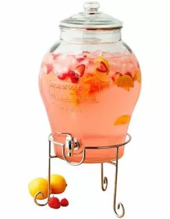 Maxwell & Williams Olde English Beverage Drink Dispenser With Stand 11L Gift Boxed