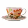 Maxwell & Williams Royal Botanic Gardens Lotus Cup & Saucer 240ML Pink Gift Boxed