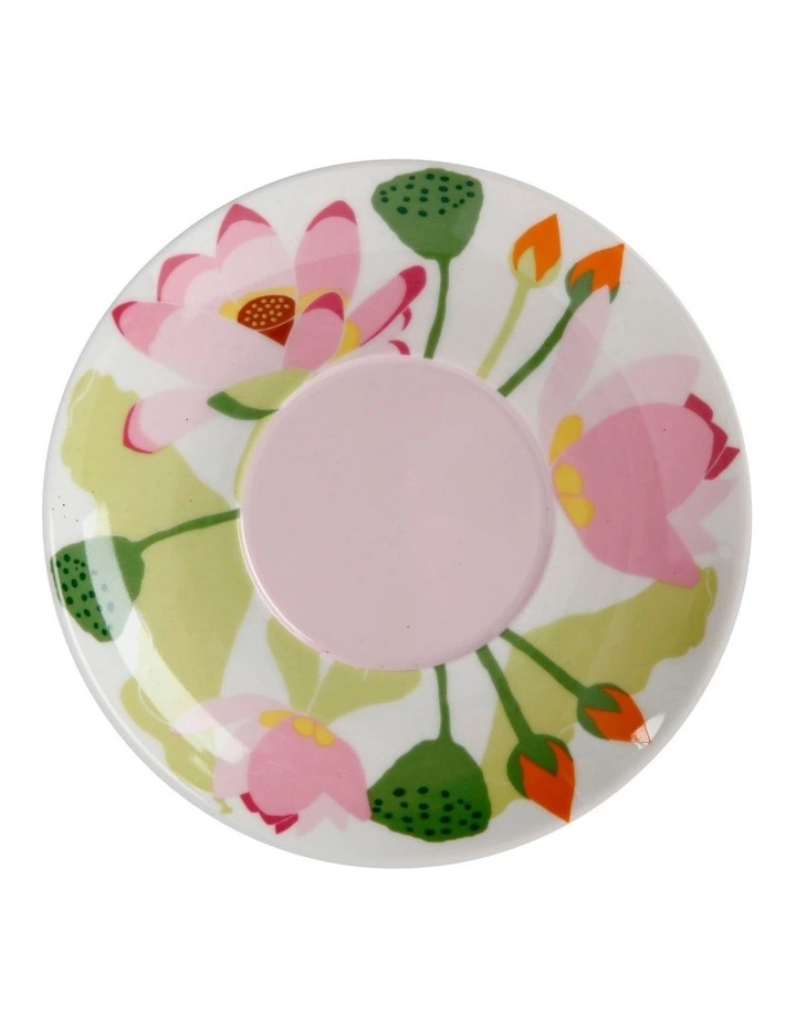 Maxwell & Williams Royal Botanic Gardens Lotus Demi Cup & Saucer 100ML White Gift Boxed 3 Maxwell & Williams Royal Botanic Gardens Lotus Demi Cup & Saucer 100ML White Gift Boxed - Image 3