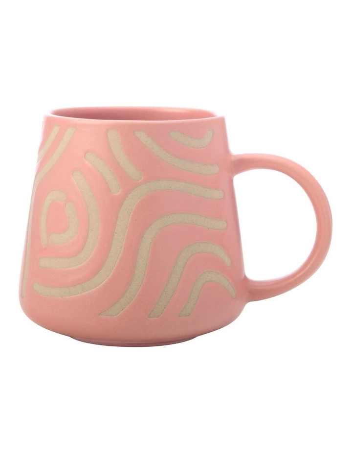Maxwell & Williams Squiggle Mug 420ML Musk 1 Maxwell & Williams Squiggle Mug 420ML Musk