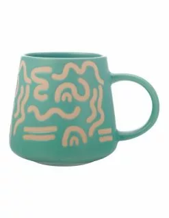 Maxwell & Williams Squiggle Mug 420ML Mint
