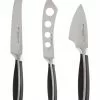 Maxwell & Williams Stanton Cheese Knife Set 3pc Black Boxed