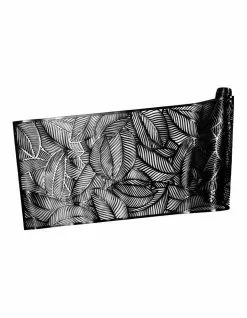 Maxwell & Williams Table Accents Cut-Out Runner 30x150cm Leaf Black