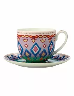 Maxwell & Williams Teas & C's Zanzibar Cup & Saucer 260ML Gift Boxed