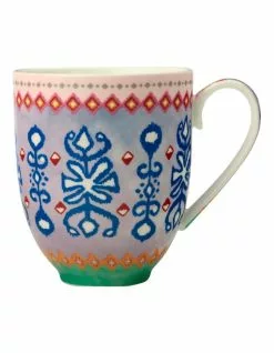 Maxwell & Williams Teas & C's Zanzibar Coupe Mug 420ML Ikat Gift Boxed