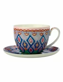Maxwell & Williams Teas & C's Zanzibar Breakfast Cup & Saucer 480ML Gift Boxed