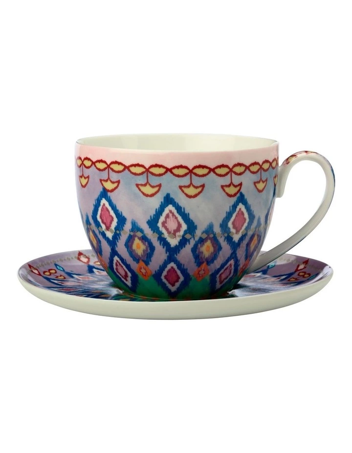 Maxwell & Williams Teas & C's Zanzibar Breakfast Cup & Saucer 480ML Gift Boxed 1 Maxwell & Williams Teas & C's Zanzibar Breakfast Cup & Saucer 480ML Gift Boxed
