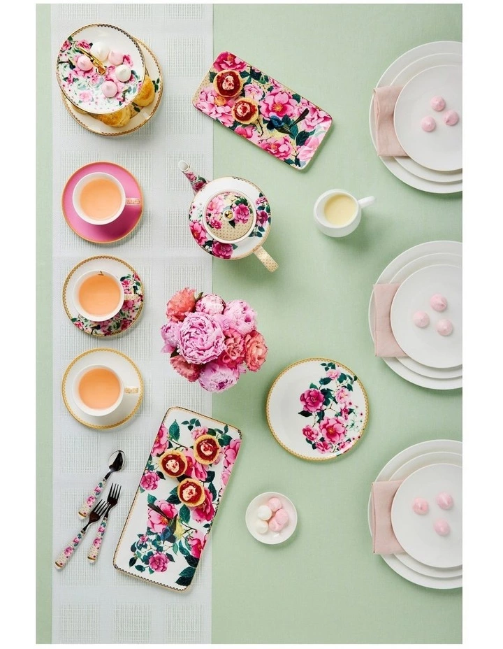 Maxwell & Williams Teas & C's Silk Road Teapot With Infuser 500ML White Gift Boxed 2 Maxwell & Williams Teas & C's Silk Road Teapot With Infuser 500ML White Gift Boxed - Image 2