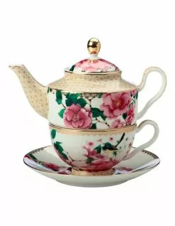 Maxwell & Williams Teas & C's Silk Road Tea for One With Infuser 380ML White Gift Boxed