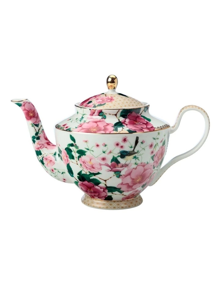 Maxwell & Williams Teas & C's Silk Road Teapot With Infuser 1lt White Gift Boxed 1 Maxwell & Williams Teas & C's Silk Road Teapot With Infuser 1lt White Gift Boxed