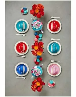 Maxwell & Williams Teas & C's Classic Footed Cup & Saucer 200ML Hot Pink Gift Boxed -Dining Shop 850095910 4 720x928