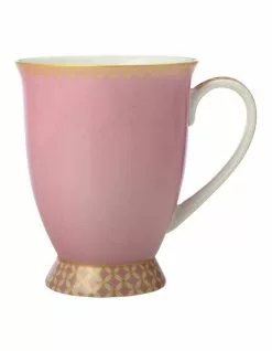 Maxwell & Williams Teas & C's Classic Footed Mug 300ML Hot Pink Gift Boxed