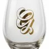 Maxwell & Williams The Letterettes Stemless Glass 500ML "G" Boxed