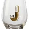 Maxwell & Williams The Letterettes Stemless Glass 500ML "J" Boxed