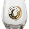 Maxwell & Williams The Letterettes Stemless Glass 500ML "O" Boxed
