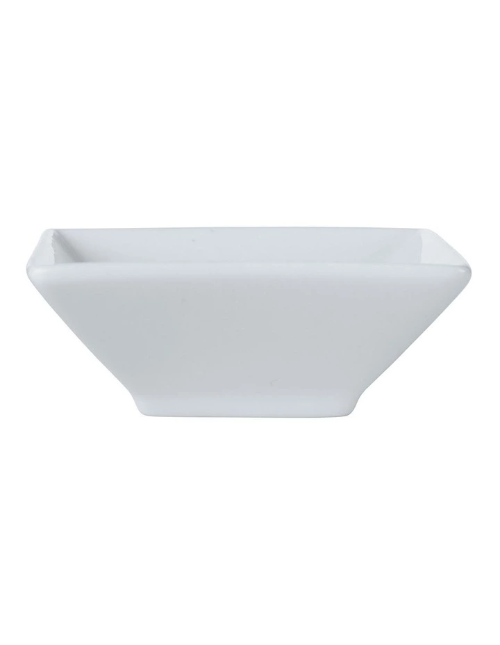 Maxwell & Williams White Basics Square Footed Sauce Dish 7.5cm 1 Maxwell & Williams White Basics Square Footed Sauce Dish 7.5cm