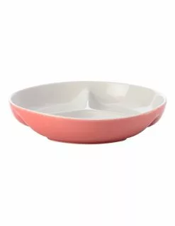 Maxwell & Williams Mezze Divided Platter 23cm Coral Boxed