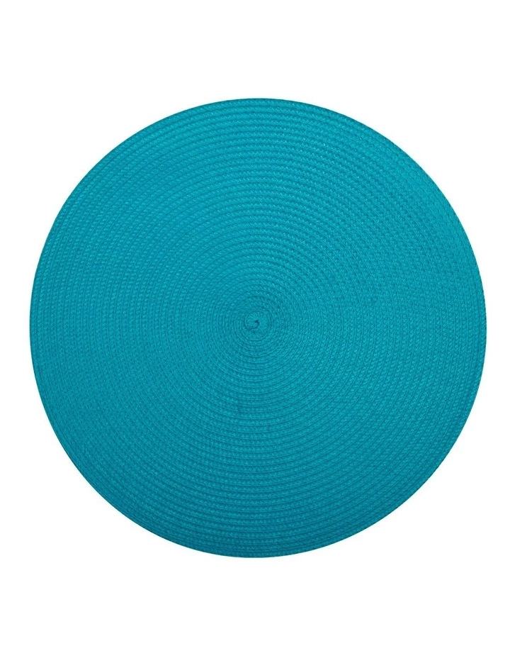 Maxwell & Williams Table Accents Round Placemat In Turquoise 1 Maxwell & Williams Table Accents Round Placemat In Turquoise