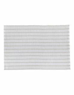 Maxwell & Williams Table Accents Lurex Bamboo weave Placemat 45x30cm In White