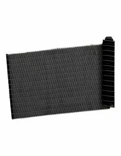 Maxwell & Williams Table Accents Lurex Bamboo Weave Runner 30x150cm In Black