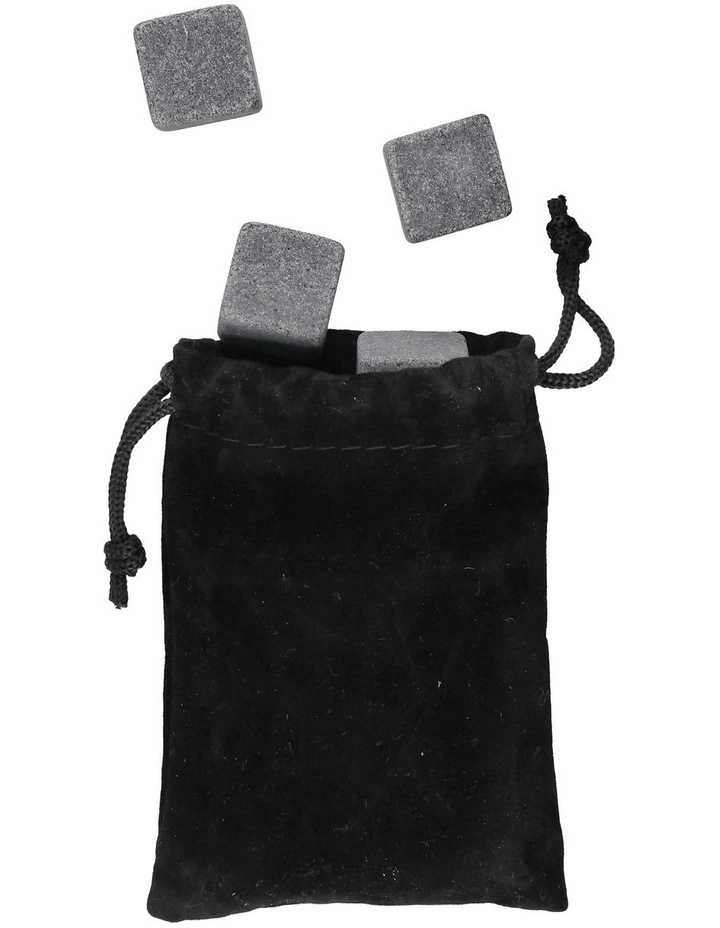 BarCraft Whisky Stone Set of 9 Charcoal Gift Boxed 2 BarCraft Whisky Stone Set of 9 Charcoal Gift Boxed - Image 2