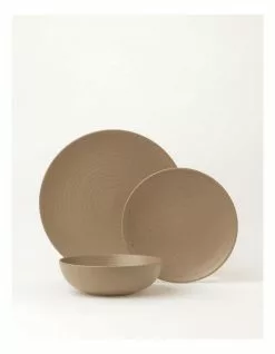 Vue Desert Bloom 12pc Dinner Set Sand
