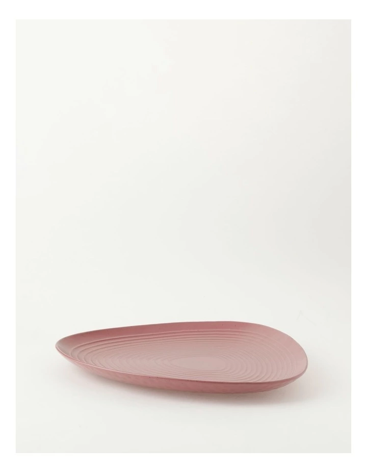 Vue Desert Bloom Oblong Platter Pink 1 Vue Desert Bloom Oblong Platter Pink