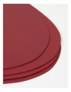 Vue Leather Look Placemat Wine -Dining Shop 864790840 3 720x928
