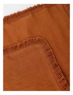 Australian House & Garden Fringed Linen Set of 4 Napkin Earth 5 Australian House & Garden Fringed Linen Set of 4 Napkin Earth -Dining Shop 864792100 3 720x928