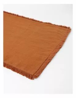 Australian House & Garden Fringed Linen Table Runner Earth 5 Australian House & Garden Fringed Linen Table Runner Earth -Dining Shop 864792190 3 720x928