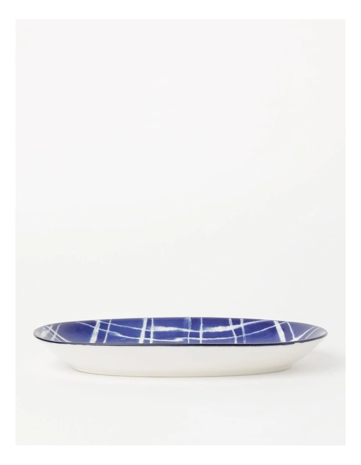 Vue Chika 23.5cm Oval Plate in Blue 2 Vue Chika 23.5cm Oval Plate in Blue - Image 2