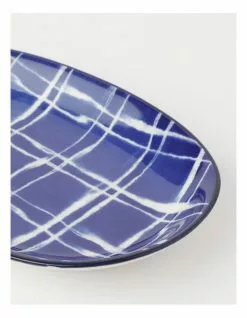 Vue Chika 23.5cm Oval Plate in Blue 5 Vue Chika 23.5cm Oval Plate in Blue -Dining Shop 865734040 3 720x928