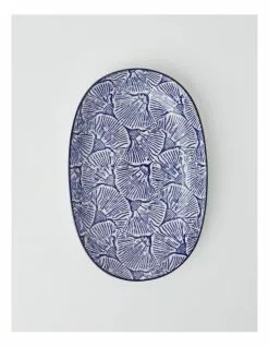 Vue Goro 23.5cm Oval Plate in Blue