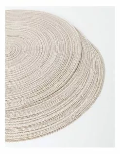 Vue Denim Look Marle Placemat 4pk in Cream -Dining Shop 865772470 3 720x928