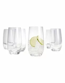 Salt&Pepper Cuvee Set Of 6 Highball Glasses 10 Salt&Pepper Cuvee Set Of 6 Highball Glasses -Dining Shop 865838000 2 720x928