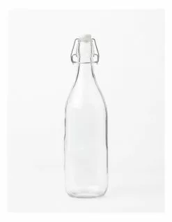 The Cooks Collective Glass 1L Bottle Clear