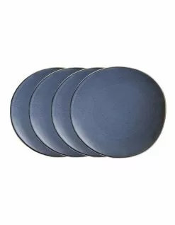 Robert Gordon Mason Dinner Plate Set Of 4 Blue Storm