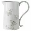 Robert Gordon X Bromley Embossed Garden Jug White