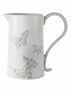 Robert Gordon X Bromley Embossed Garden Jug White