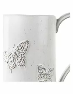 Robert Gordon X Bromley Embossed Garden Jug White 6 Robert Gordon X Bromley Embossed Garden Jug White -Dining Shop 866610010 3 720x928