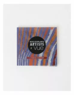 Warlukurlangu Artists x Vue Coaster Set of 4 Pirlarla Jukurrpa (Dogwood Tree Bean Dreaming) by Liddy Napanangka Walker 5 Warlukurlangu Artists x Vue Coaster Set of 4 Pirlarla Jukurrpa (Dogwood Tree Bean Dreaming) by Liddy Napanangka Walker -Dining Shop 866680480 3 720x928