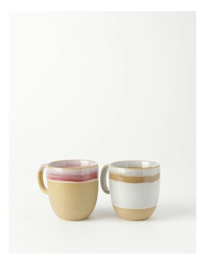 Australian House & Garden Esperance Wiped Edge Mug Bullet Set of 2 1 Australian House & Garden Esperance Wiped Edge Mug Bullet Set of 2