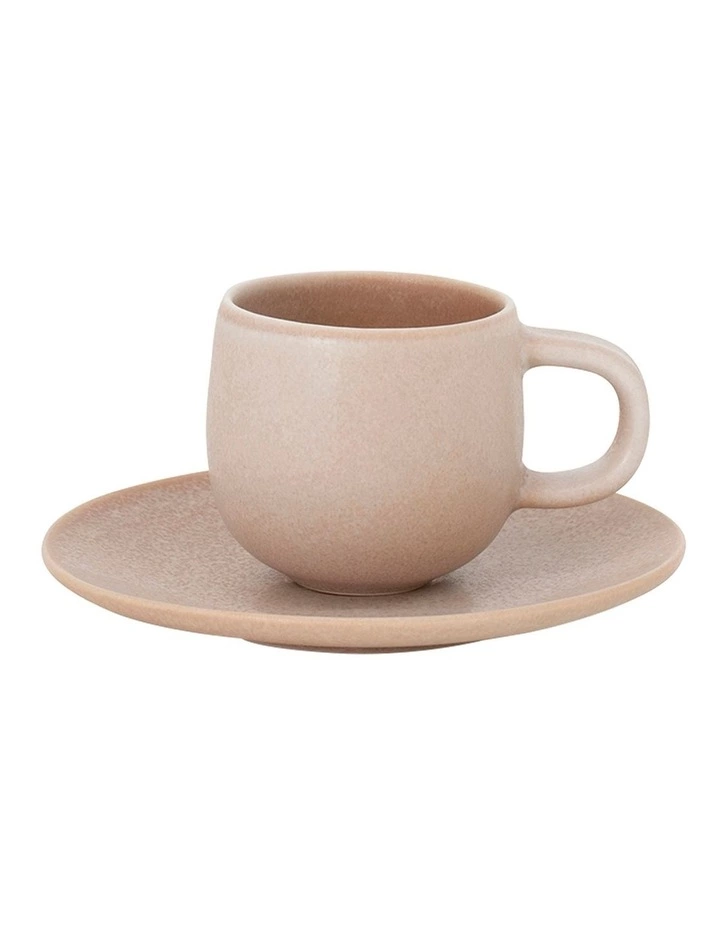 Salt&Pepper Hue Espresso Cup & Saucer 85ml/12cm Set Of 6 Toffee 1 Salt&Pepper Hue Espresso Cup & Saucer 85ml/12cm Set Of 6 Toffee