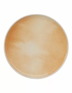 Salt&Pepper Kanoko Side Plate 20cm Set Of 6 Caramel