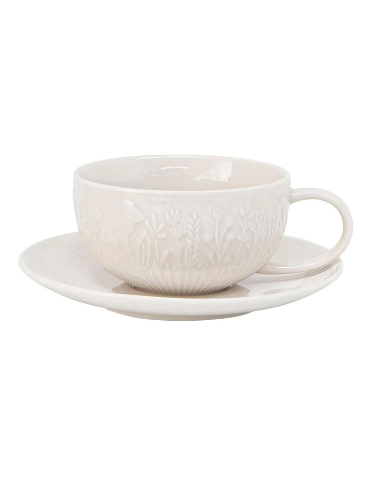 Salt&Pepper Prado Tea Cup & Saucer 250ml/15cm Set Of 6 2 Salt&Pepper Prado Tea Cup & Saucer 250ml/15cm Set Of 6 - Image 2