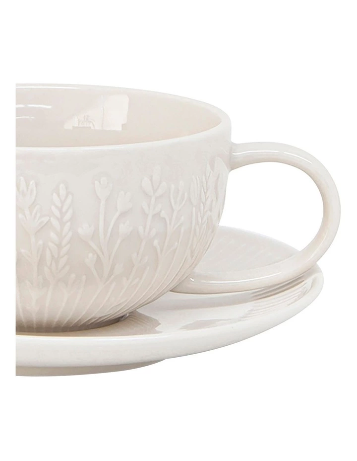 Salt&Pepper Prado Tea Cup & Saucer 250ml/15cm Set Of 6 3 Salt&Pepper Prado Tea Cup & Saucer 250ml/15cm Set Of 6 - Image 3