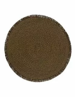 Salt&Pepper Piper Placemat Tan 38cm Set 6