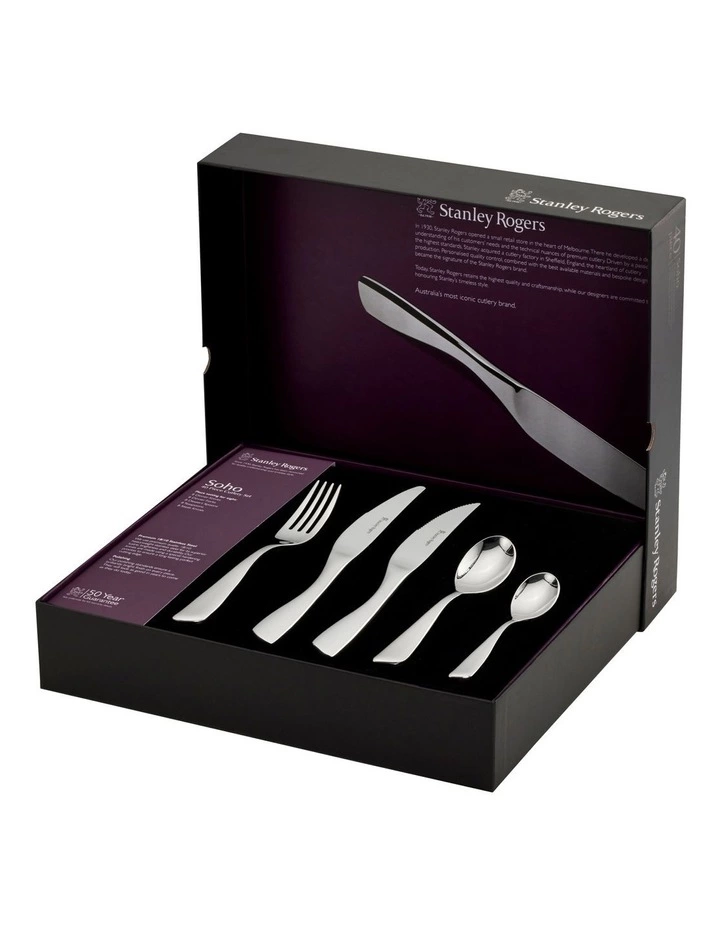 Stanley Rogers Soho 40 Piece Cutlery Set 2 Stanley Rogers Soho 40 Piece Cutlery Set - Image 2